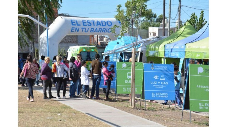 Operativo en el barrio presidente Avellaneda